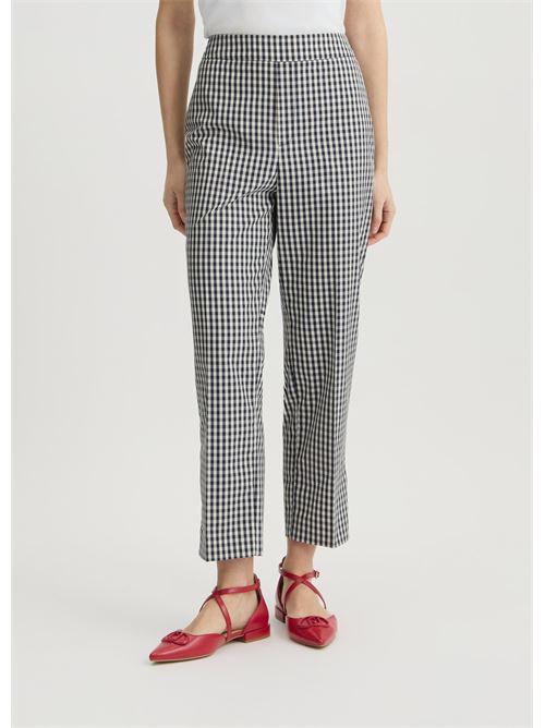 Pantaloni cropped check Liu Jo | WA5287 T1811.M9461